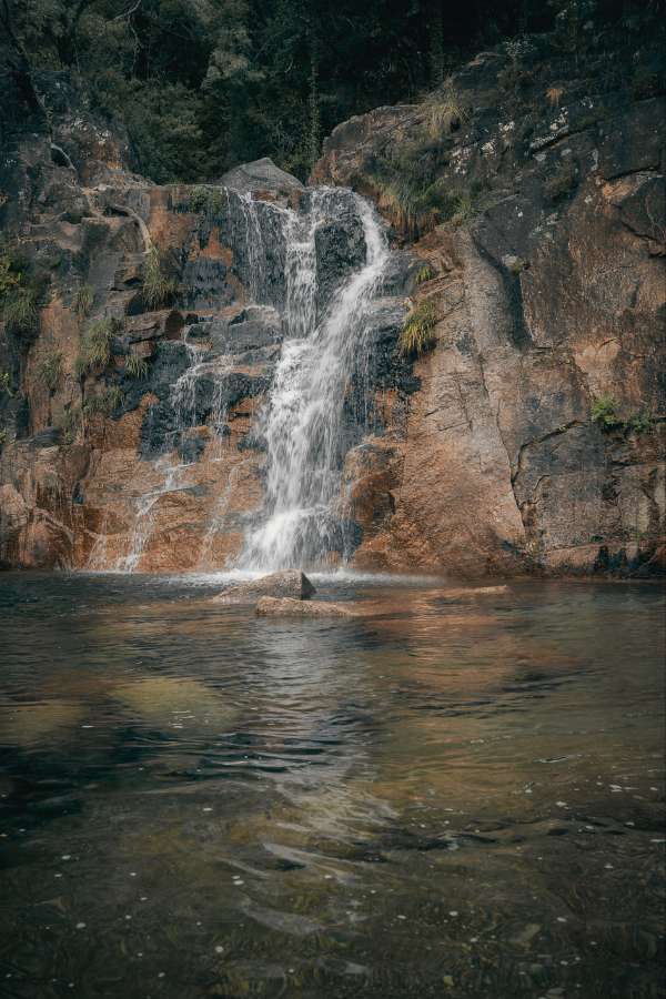 Água fria e excitante do Gerês